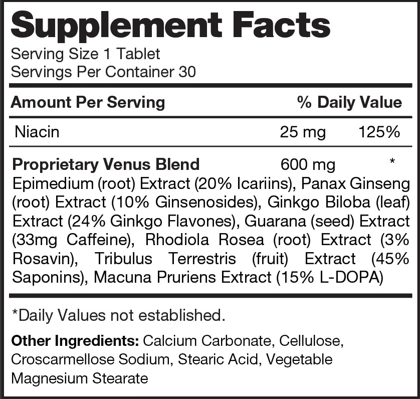 Venus nutrition facts